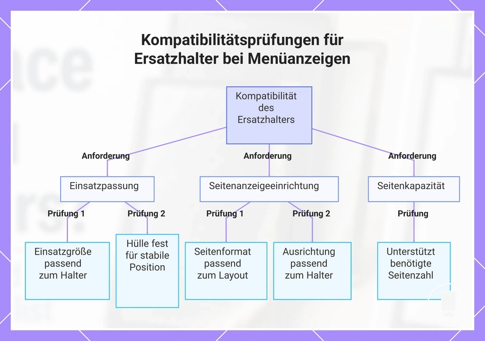 Kompatibilitätsprüfungen für Ersatzhalter bei Menüanzeigen
