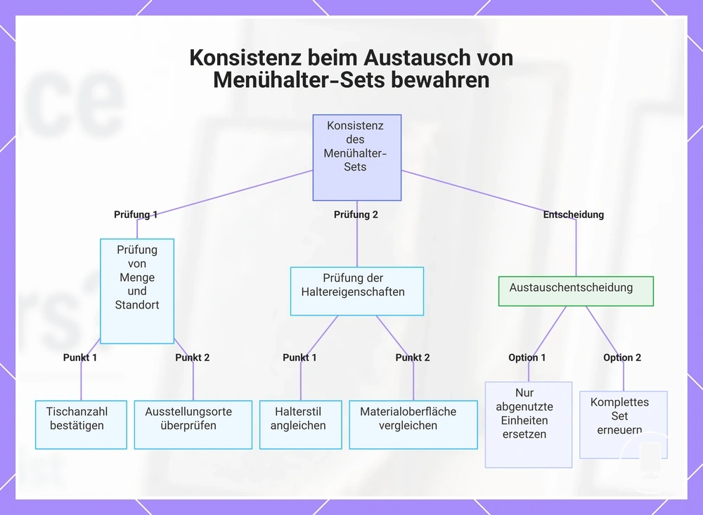 Konsistenz beim Austausch von Menühalter-Sets bewahren