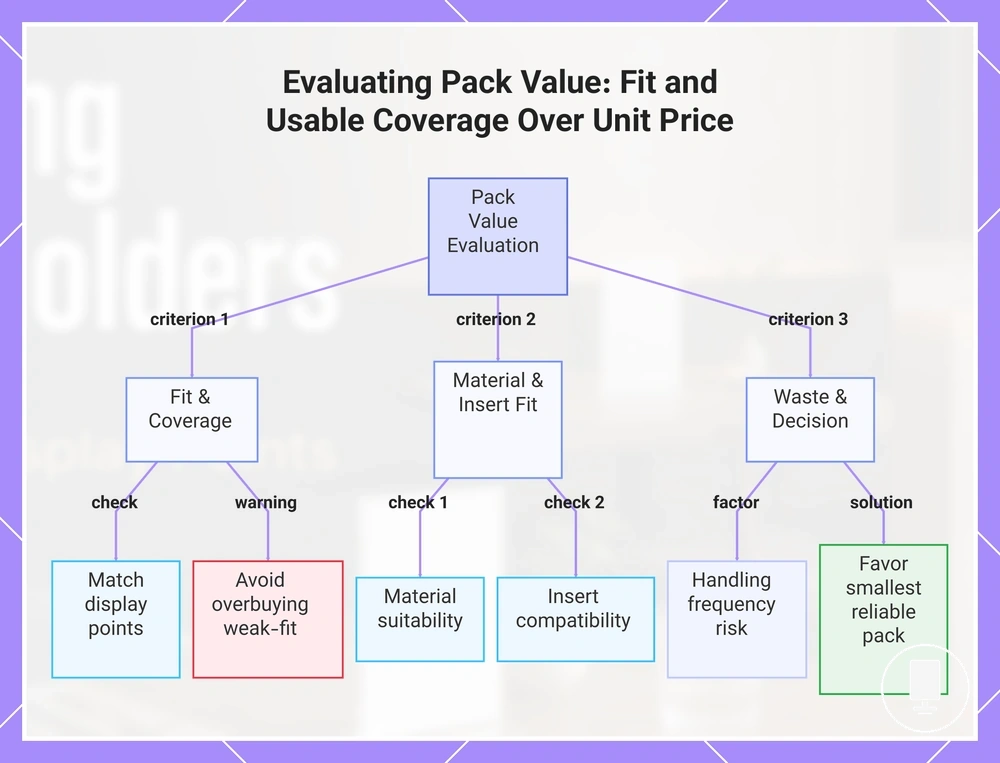 Evaluating Pack Value: Fit and Usable Coverage Over Unit Price