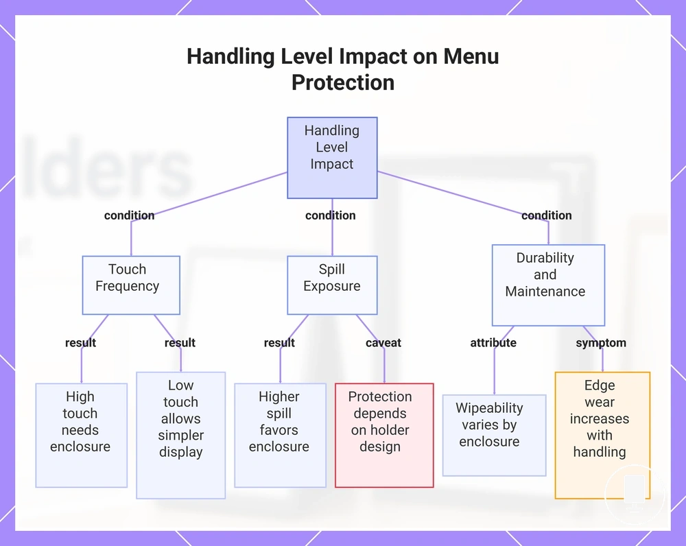 Handling Level Impact on Menu Protection