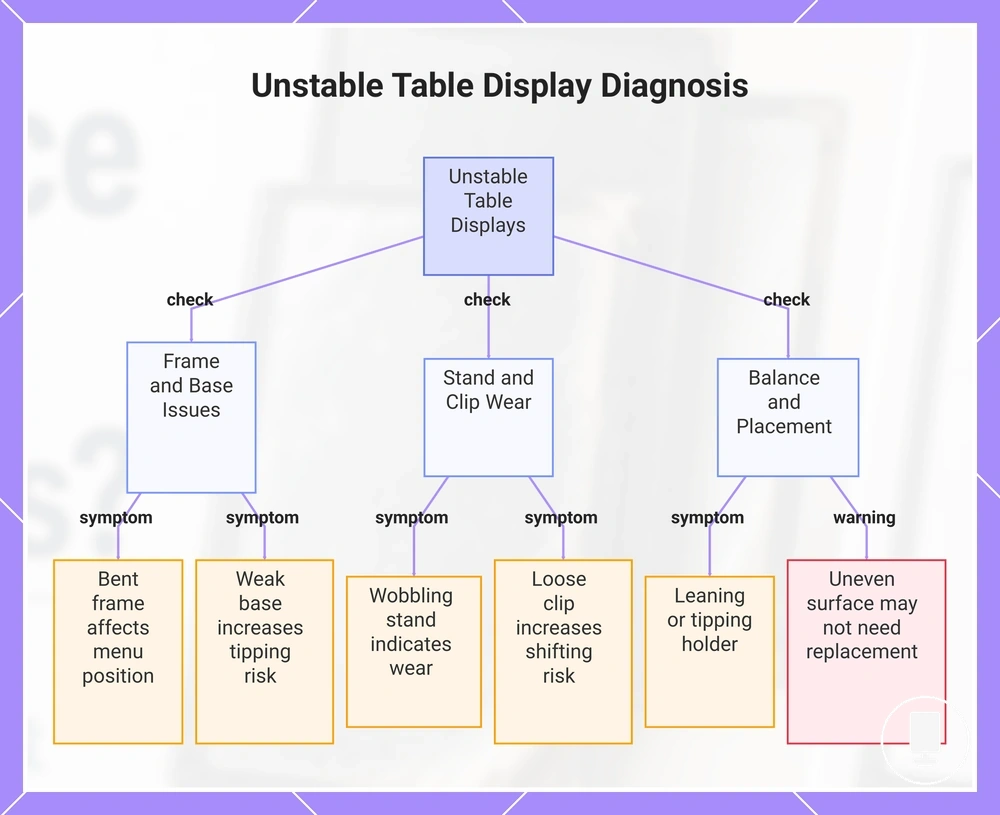 Unstable Table Display Diagnosis