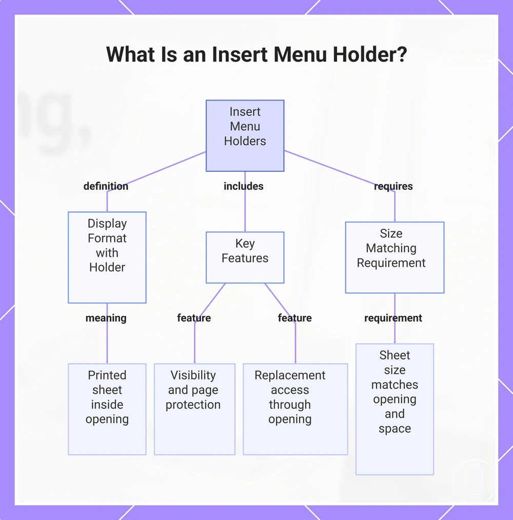 What Is an Insert Menu Holder?