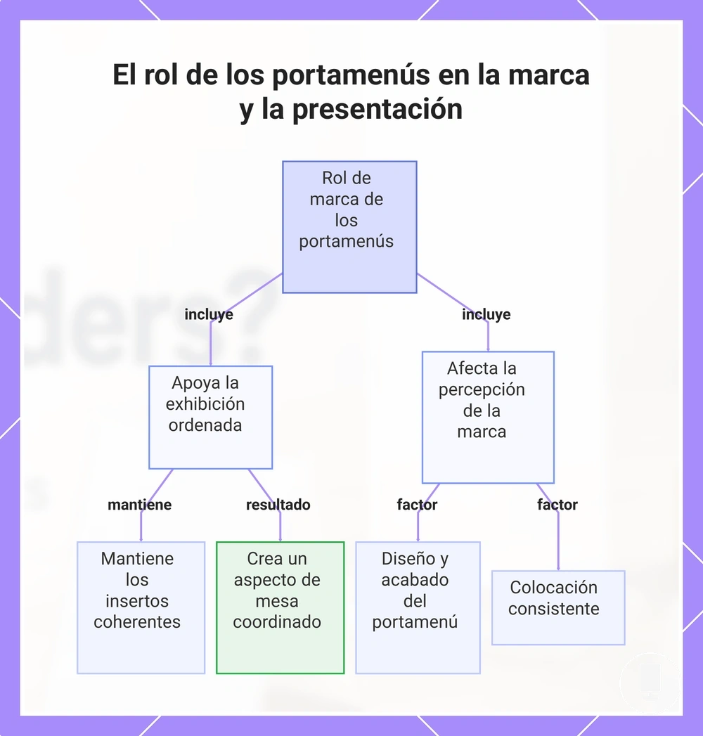 El rol de los portamenús en la marca y la presentación