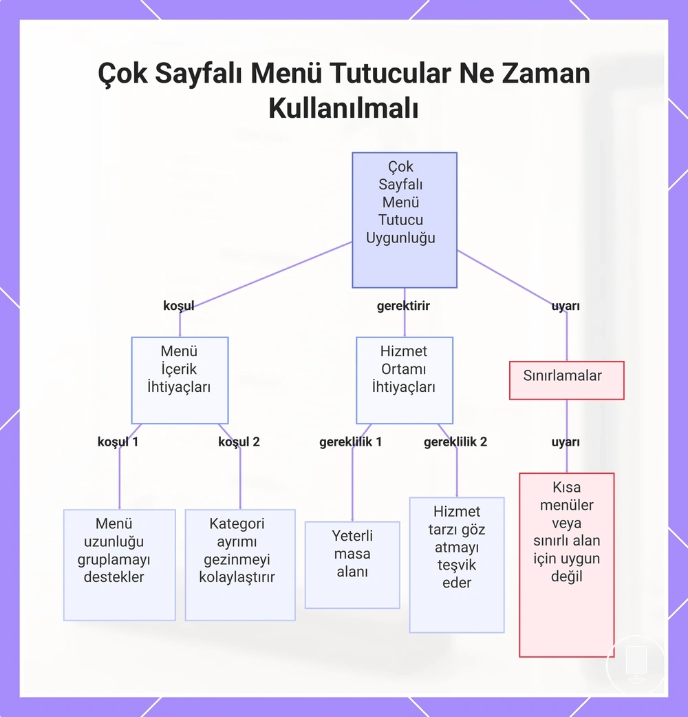 Çok Sayfalı Menü Tutucular Ne Zaman Kullanılmalı