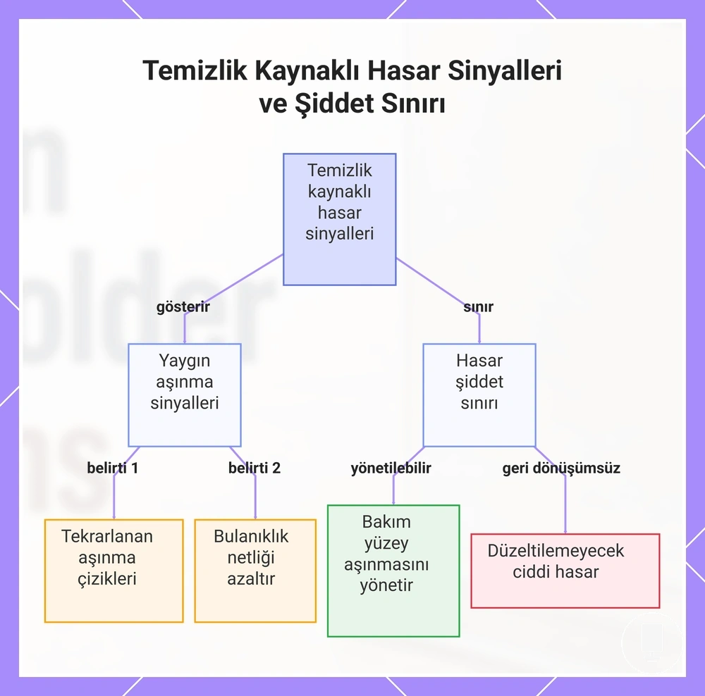 Temizlik Kaynaklı Hasar Sinyalleri ve Şiddet Sınırı